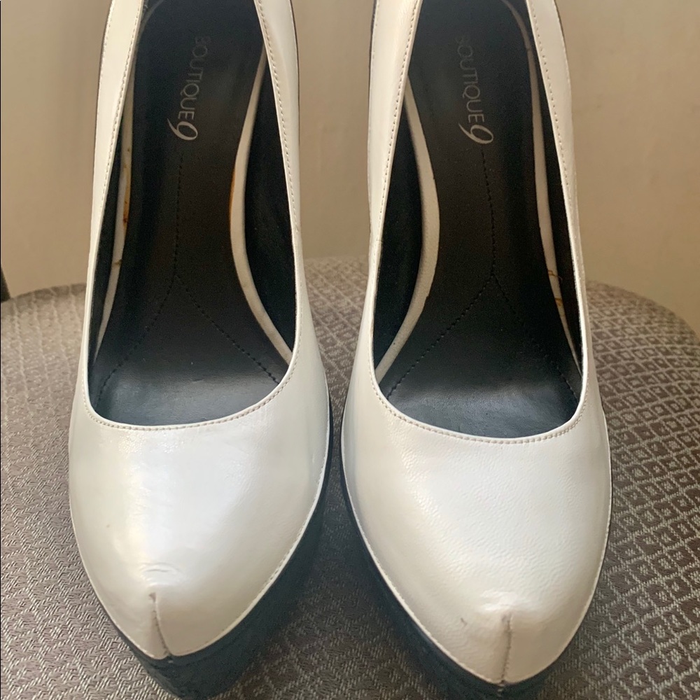 Sophisticated and sexy  high heel shoe--Leather